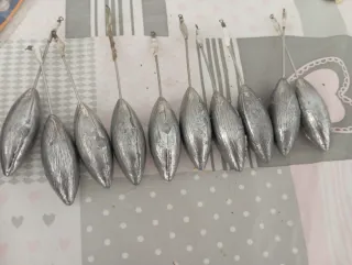 Lotes 40 Plomos de Pesca