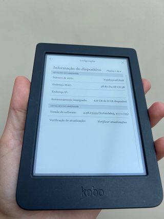 Kobo Nia E-reader Preto