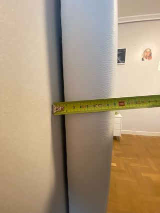 Cabecero Cama 135 cm Polipiel Blanco