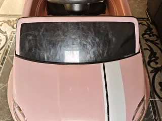 Coche Batería Rosa Fiat 500