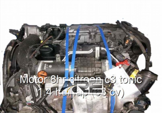 motor 8HR Citroen C3 1.4 HDI diésel 68cv 2