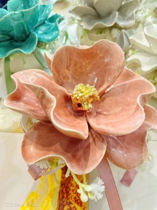 Fiore Capodimonte Multicolore con saponetta