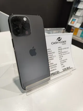 iPhone 14 Pro Max 128GB negro