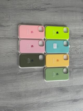 Fundas iPhone 15 Apple Silicona Colores