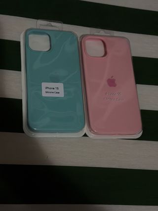 Fundas iPhone 15 Apple Silicona Colores