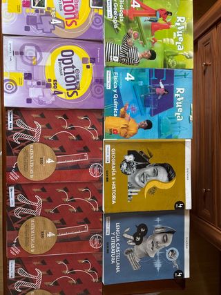 Libros de 4 de la eso