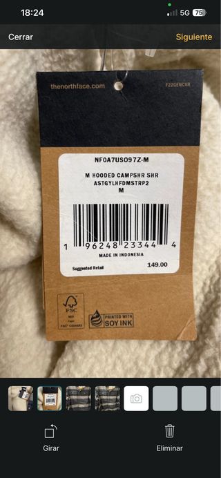 Chaqueta The North Face Talla M