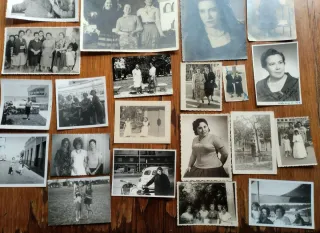 Lote fotografías antiguas de mujeres MZ.4