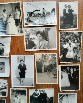 Lote fotografías antiguas de mujeres MZ.4