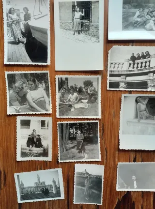 Lote fotografías antiguas de mujeres MZ.4