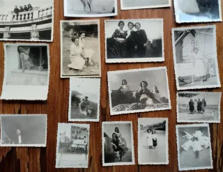 Lote fotografías antiguas de mujeres MZ.4