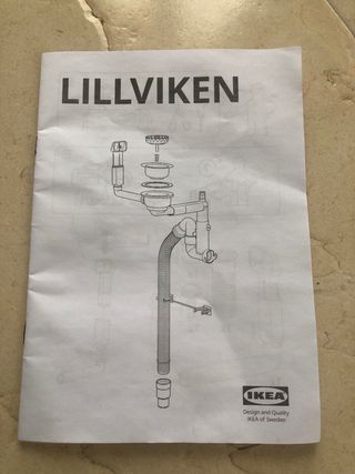 Filtro Sifón Fregadero IKEA LILLVIKEN