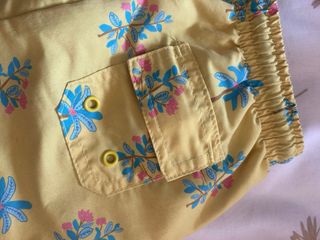 Bañador amarillo palmeras