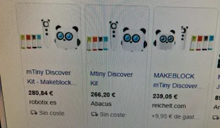 Makeblock mTiny Discover Kit, IA, robot