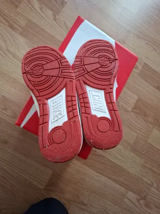 Zapatillas Nike Air Force Blancas Rojas