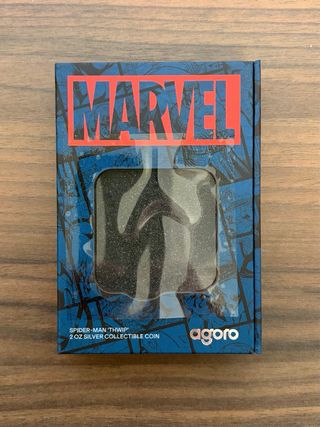 Moneda Plata 2 Oz. Spiderman MARVEL