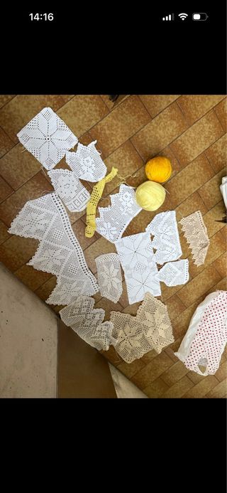 Lotto passamaneria vintage fatta a mano