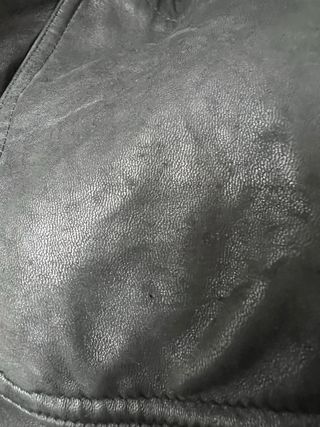 Chaqueta Piel Vintage Oversize Capucha