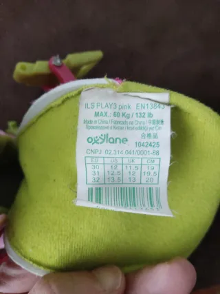 Patines Oxelo rosas talla 30-32