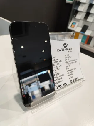 iPhone 15 256GB negro