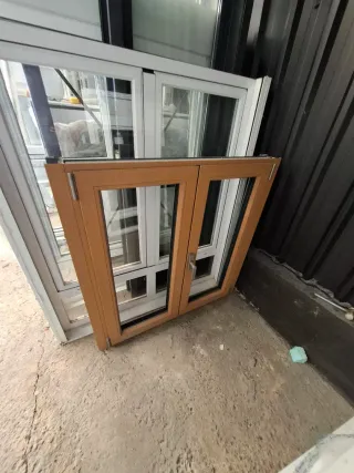 Ventana semi nuevas aluminio y pvc