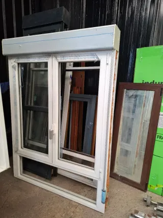 Ventana semi nuevas aluminio y pvc