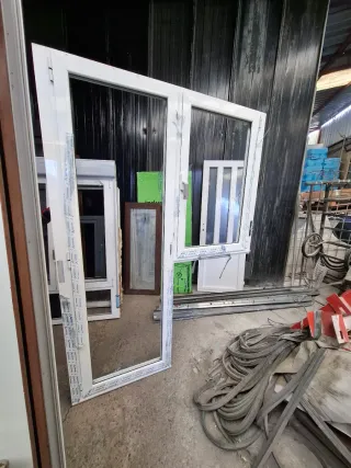 Ventana semi nuevas aluminio y pvc