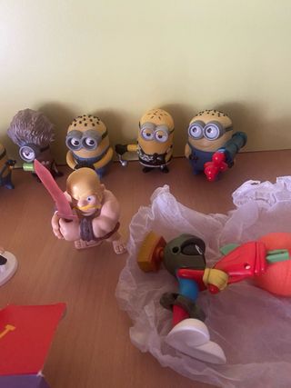 Lote Figuras Minions McDonald's y más