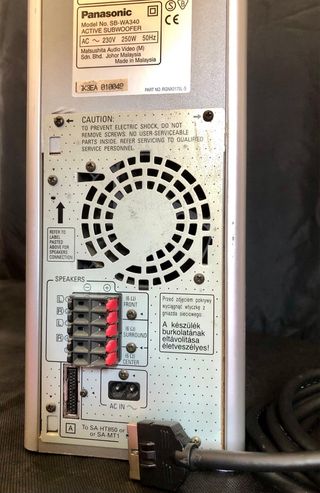 Subwoofer Panasonic SB-WA340 Activo