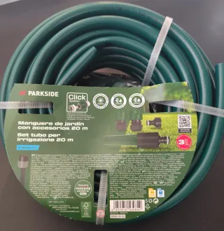Manguera de jardín 20m, 100% nueva