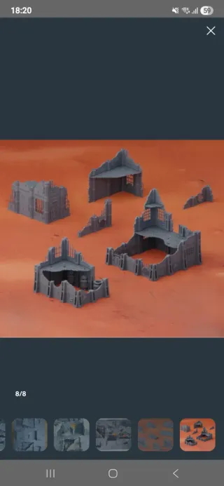 Escenografía Volkus Kill Team 3D