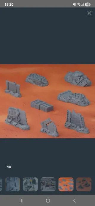 Escenografía Volkus Kill Team 3D