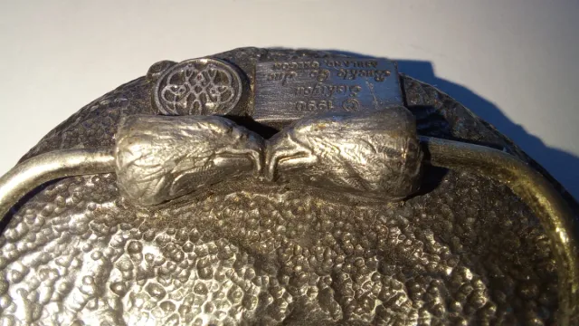 Hebilla Cinturón Vintage Indio Americano