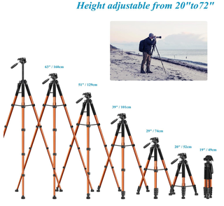 Trípode VICTIV NT70 Naranja