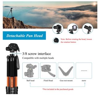 Trípode VICTIV NT70 Naranja