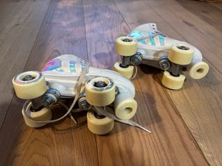 Patines 4 ruedas niña blancos N°34