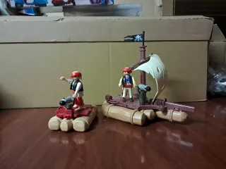 Playmobil Piratas Barco y Figura