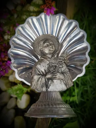 Figura Religiosa Antigua Santa Gema