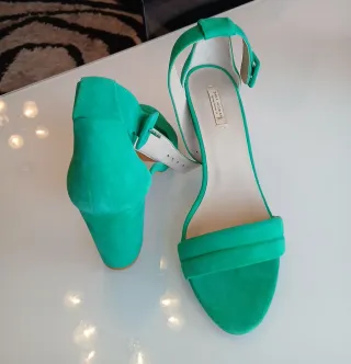 Sandalias Zara Talla 40 Tacón 8cm