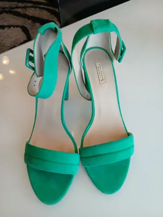 Sandalias Zara Talla 40 Tacón 8cm