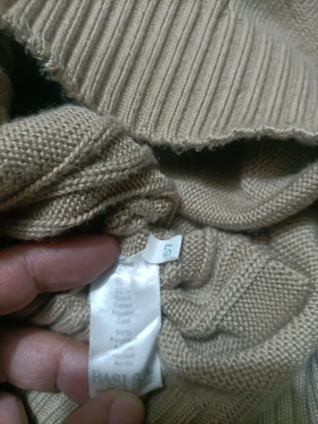 Cárdigan Lacoste Beige Talla L