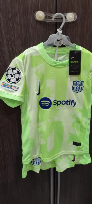 Conjunto Barcelona infantil y adulto