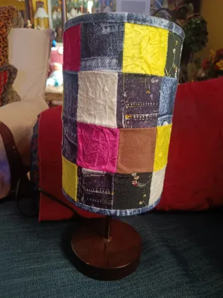 Lámpara de mesa patchwork