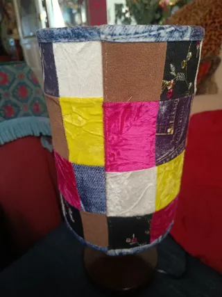 Lámpara de mesa patchwork