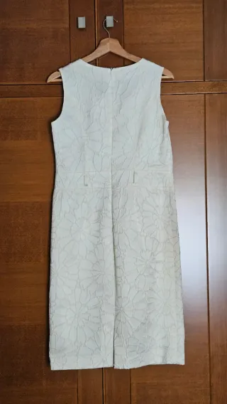 Conjunto Vestido y Chaqueta Blanco