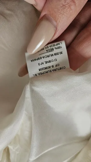 Conjunto Vestido y Chaqueta Blanco