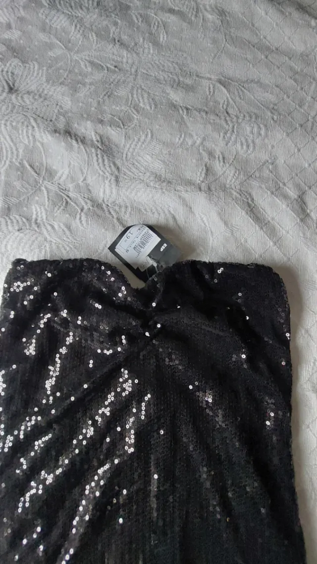 Lote 2 vestidos mini lentejuelas