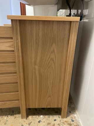 Mueble de madera para lavabo