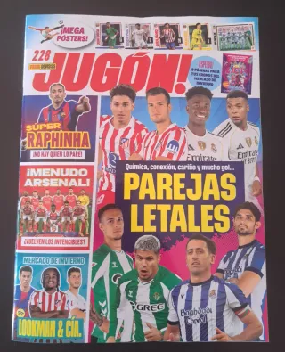 Revista Jugón N°228 con Mega Posters sin cromos