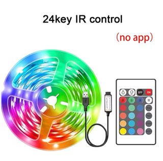 Luces LED RGB 10m con mando-Habitacion-ambiente